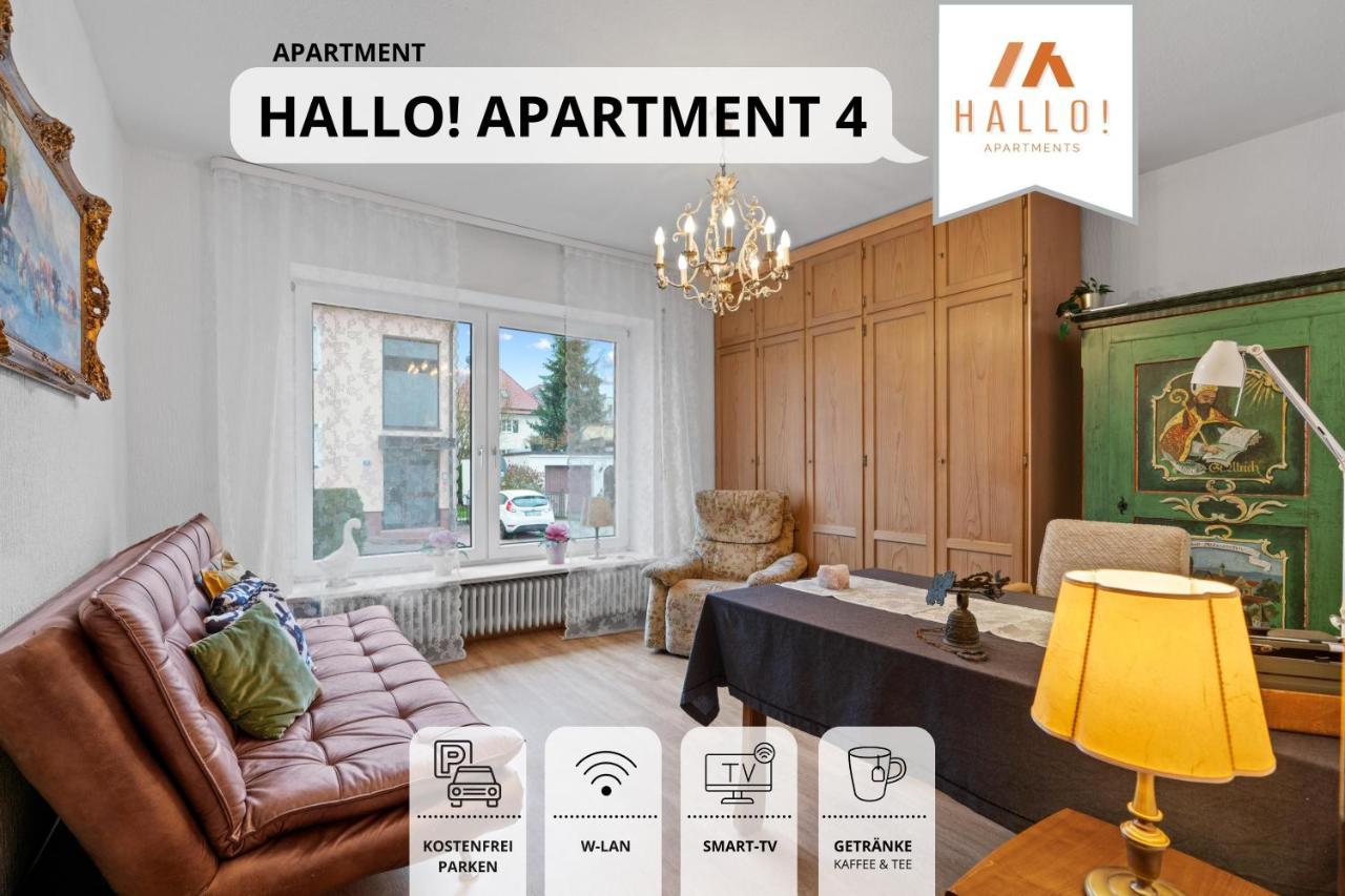 Tolle Zweiraum-Ferienwohnung in bester Lage l Innenstadtnähe l 1 Minute zum Bahnhof l TV l Free-WLAN l Willkommen im Hallo!-Apartment 4 Bad Wörishofen Exterior foto